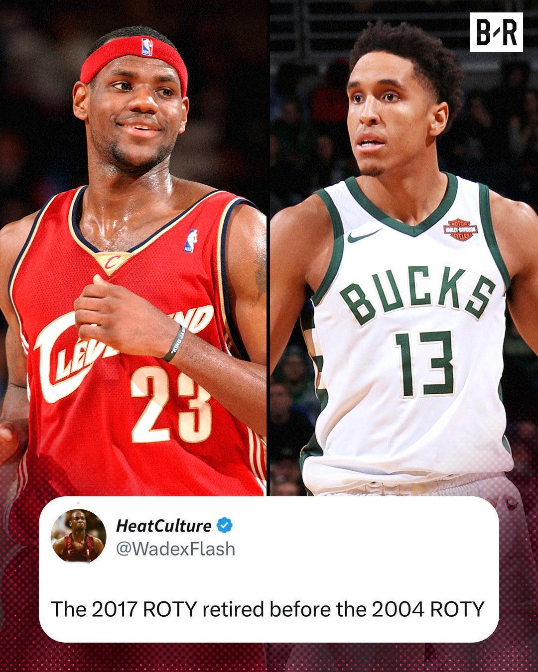 露天看台：2017年最佳新秀比2004年最佳新秀先退役。[doge] ​​​