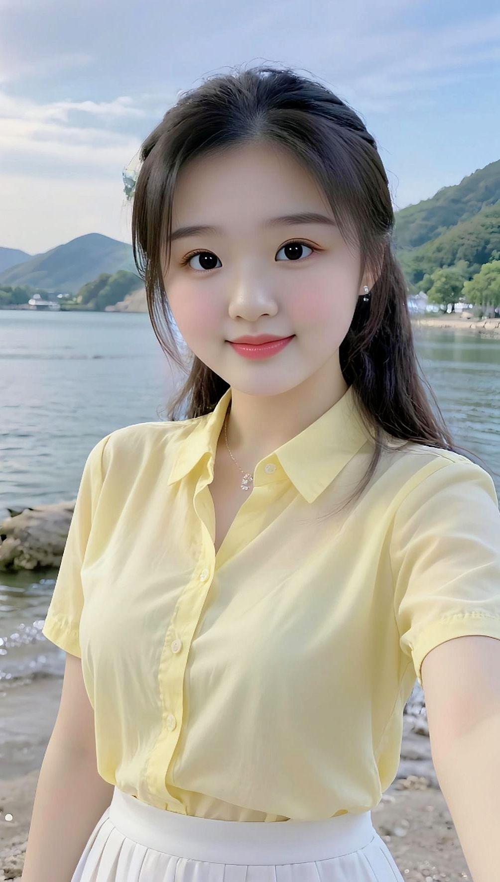 今天风景不错 小姐姐  天气好晴朗 漂亮女孩