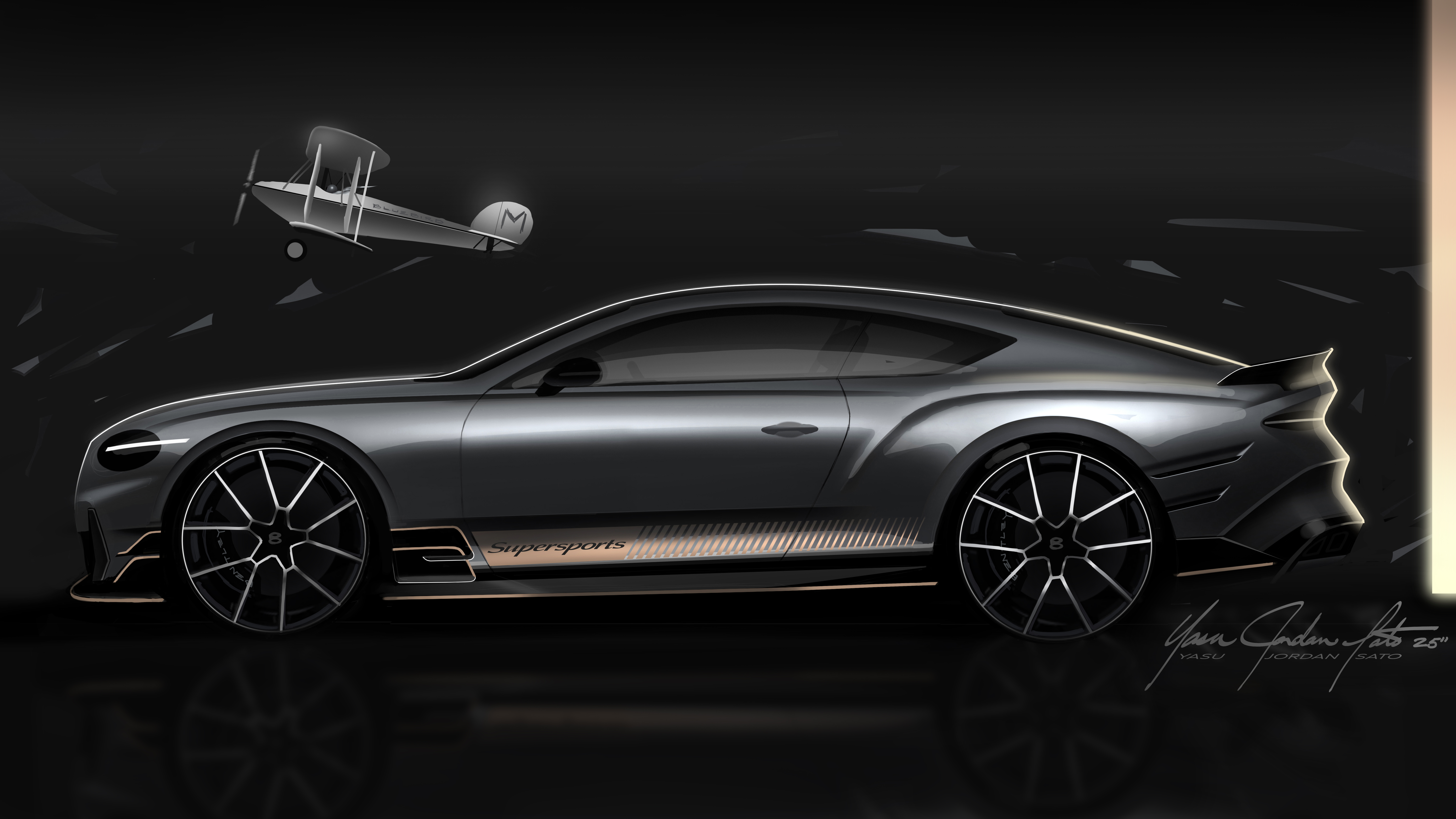 Bentley Continental GT Supersports 设计图 分