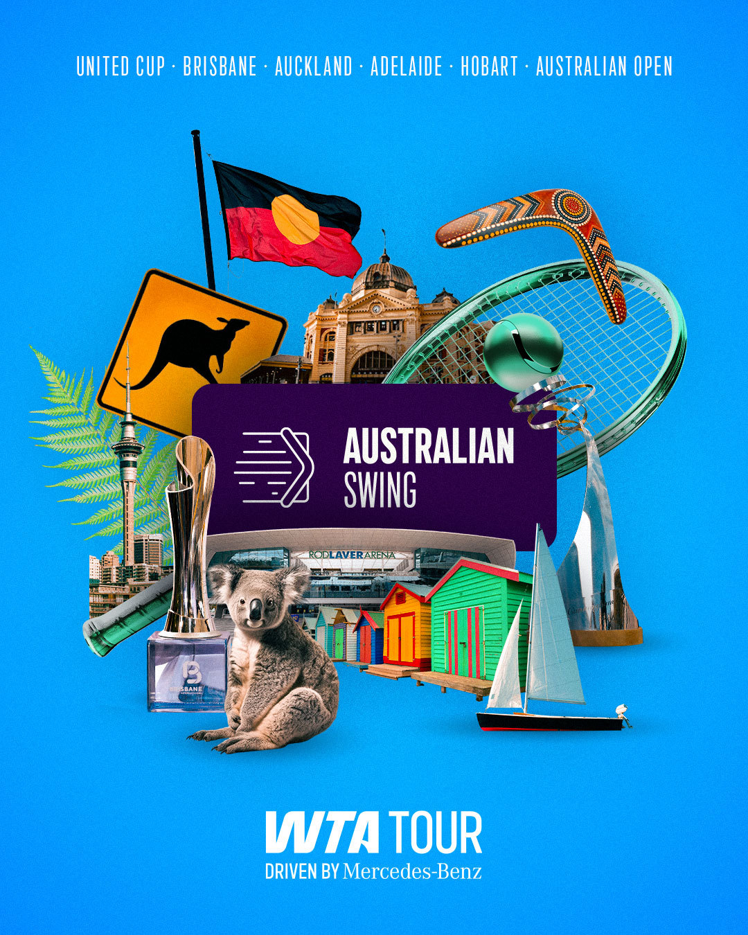 新的一年，马上有球🎾👀澳洲赛季正式挥拍，有比赛陪伴的日子回来了～😆 