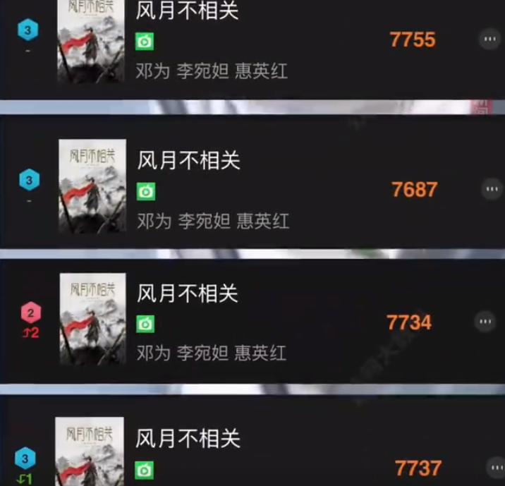 邓为的《风月不相关》赶紧抬上来吧，我觉得这个阶段非常适合，除了逐玉外没有什么能打