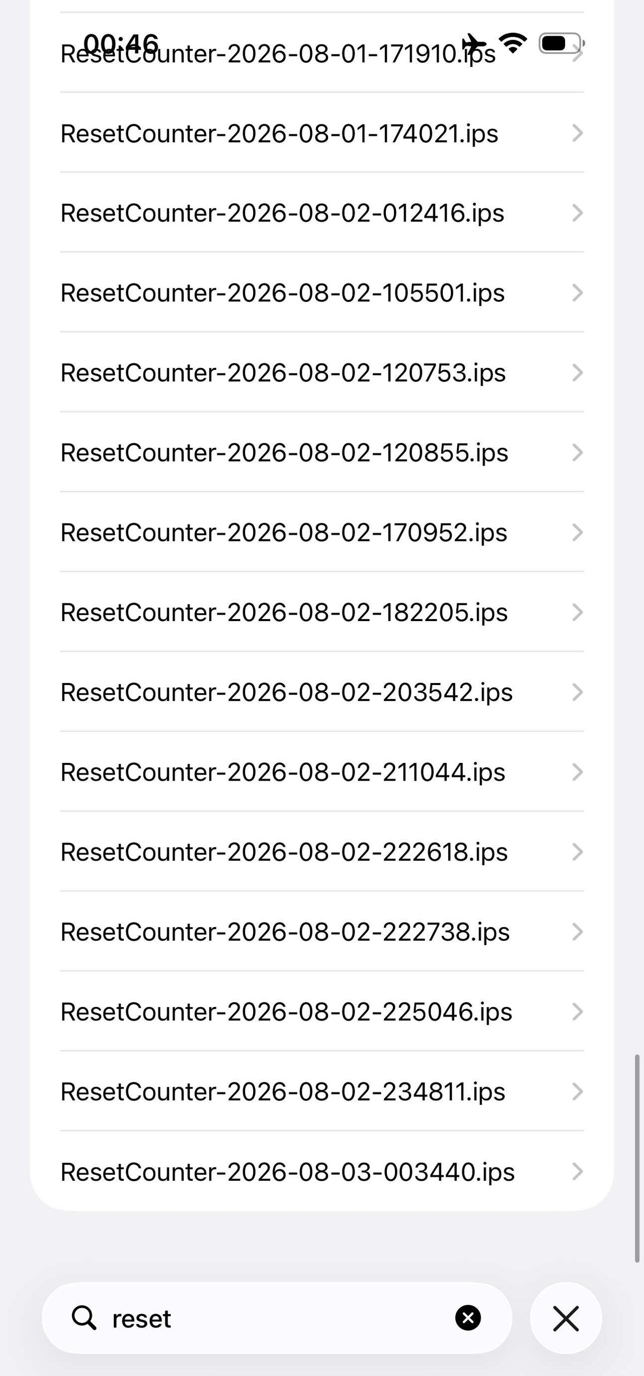 有没有大神会看，帮忙分析分析
没有panic但是有reset counter，不