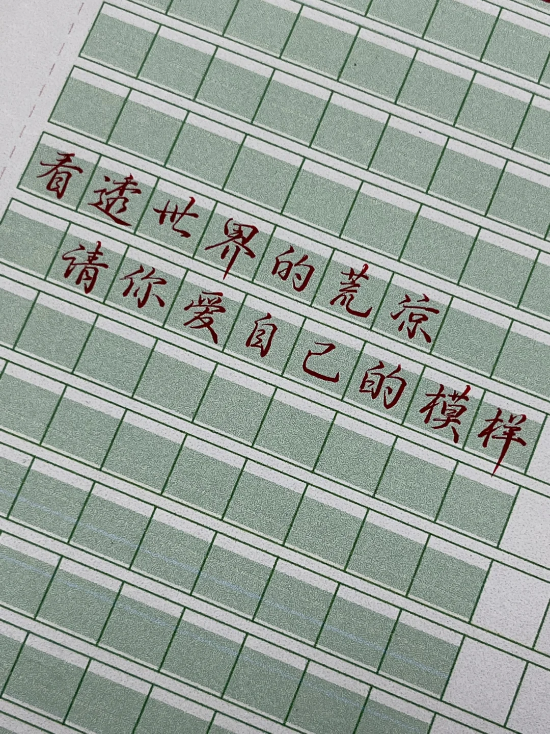 看透世界的荒凉，请你爱自己的模样
