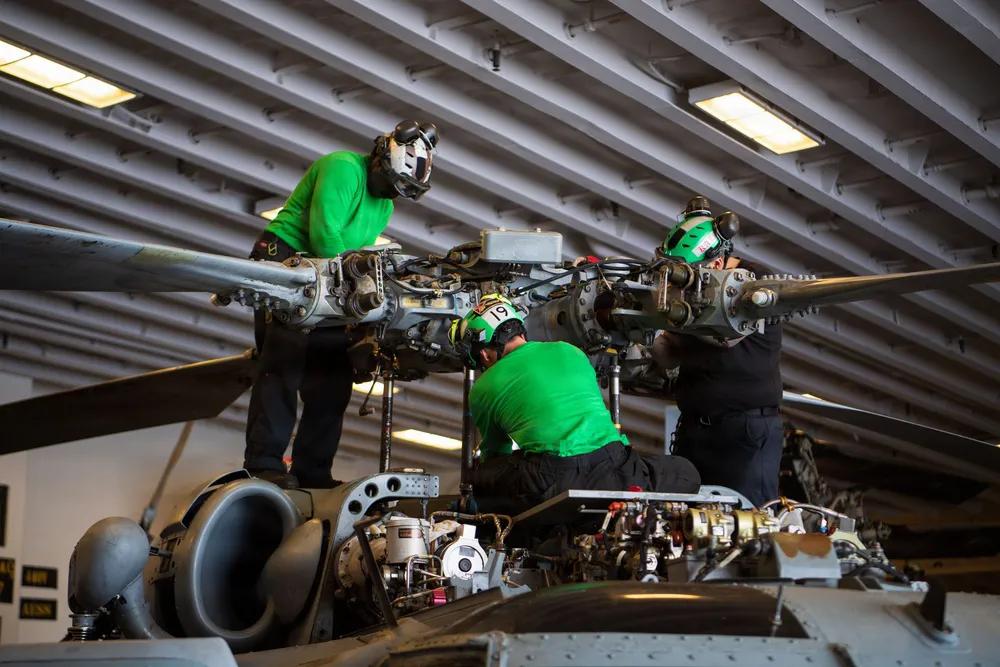 2026年3月23日，太平洋，隶属于美军第21直升机海上作战中队（HSC）的水手