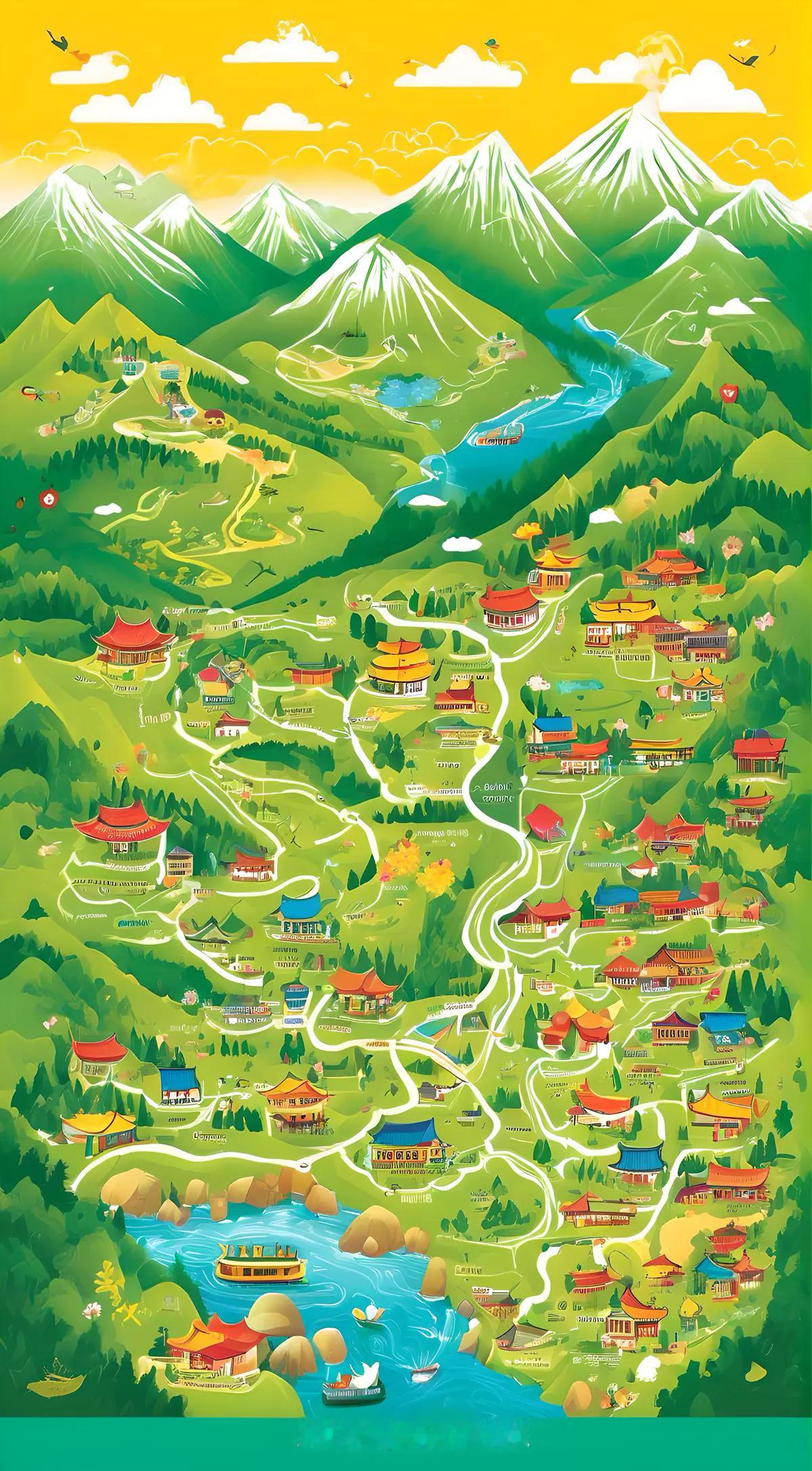 全国首个村游地图落地贵州现在在手机上做旅游攻略越来越方便，AI将小小的村落串联起