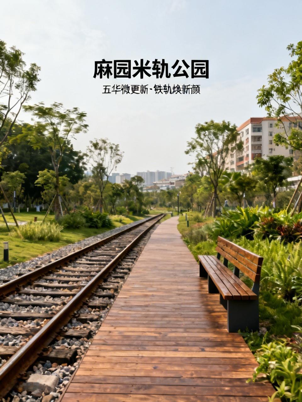 麻园米轨公园真是个宝藏打卡地！以前这儿就是个又脏又乱的闲置铁轨，周边居民都绕着走