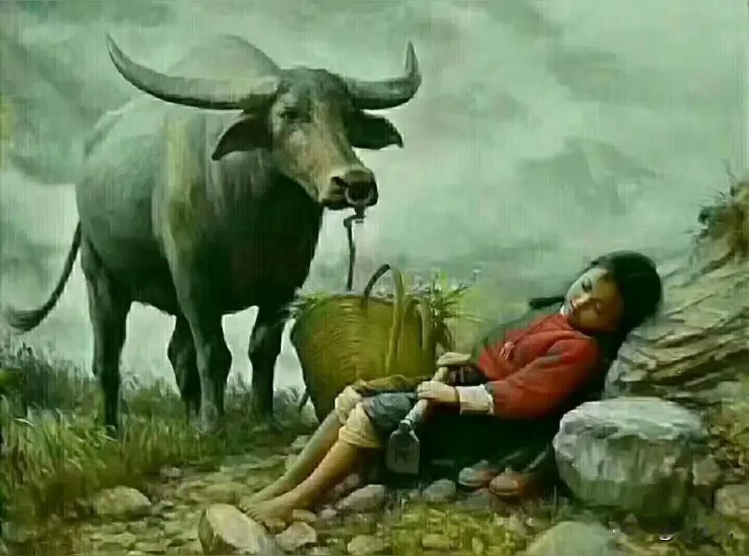 40岁的我现在只想上山放牛！
牛吃草，我睡觉
睡醒了，给牛聊会天，唱会歌
牛吃饱