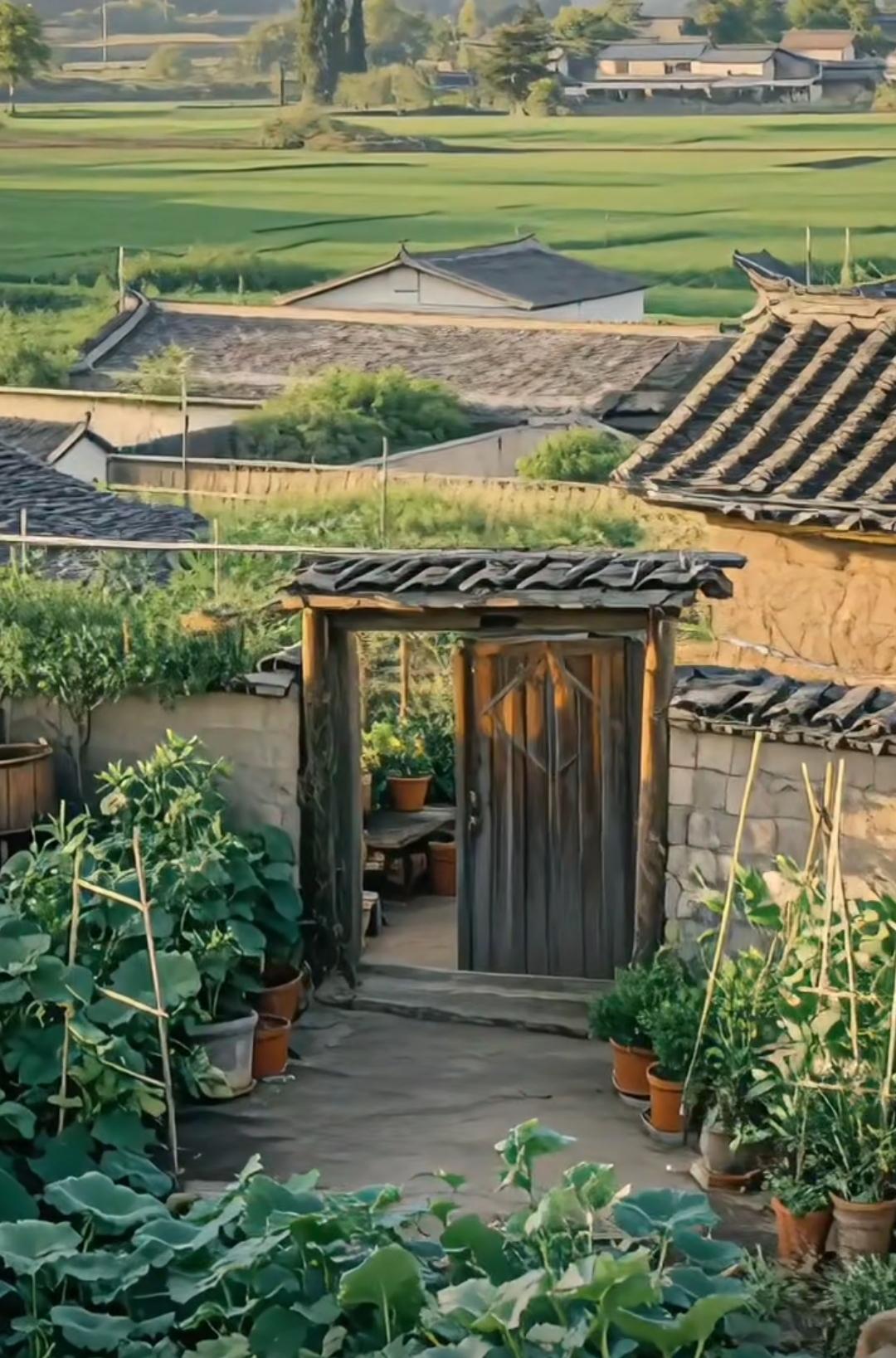 如果你感到累了，卷了，就回去乡下小院住几天