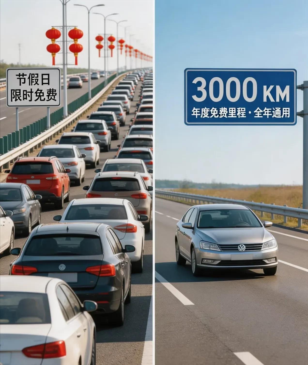 好消息！好消息！全国人大代表庹庆明提出建议：取消节假日高速免费政策，改为给每辆车