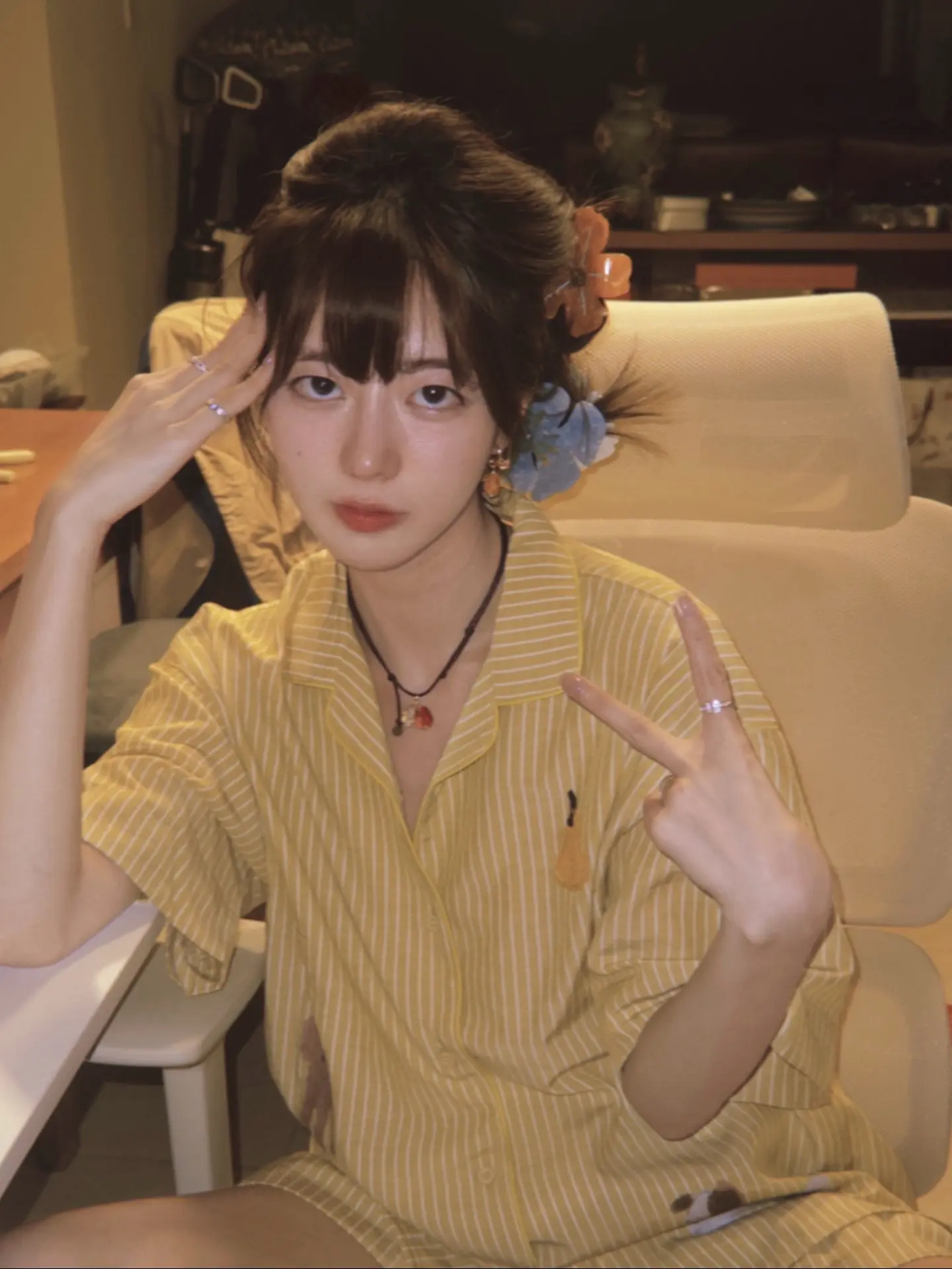 姐要过周末了，第二天不用上班的周末。