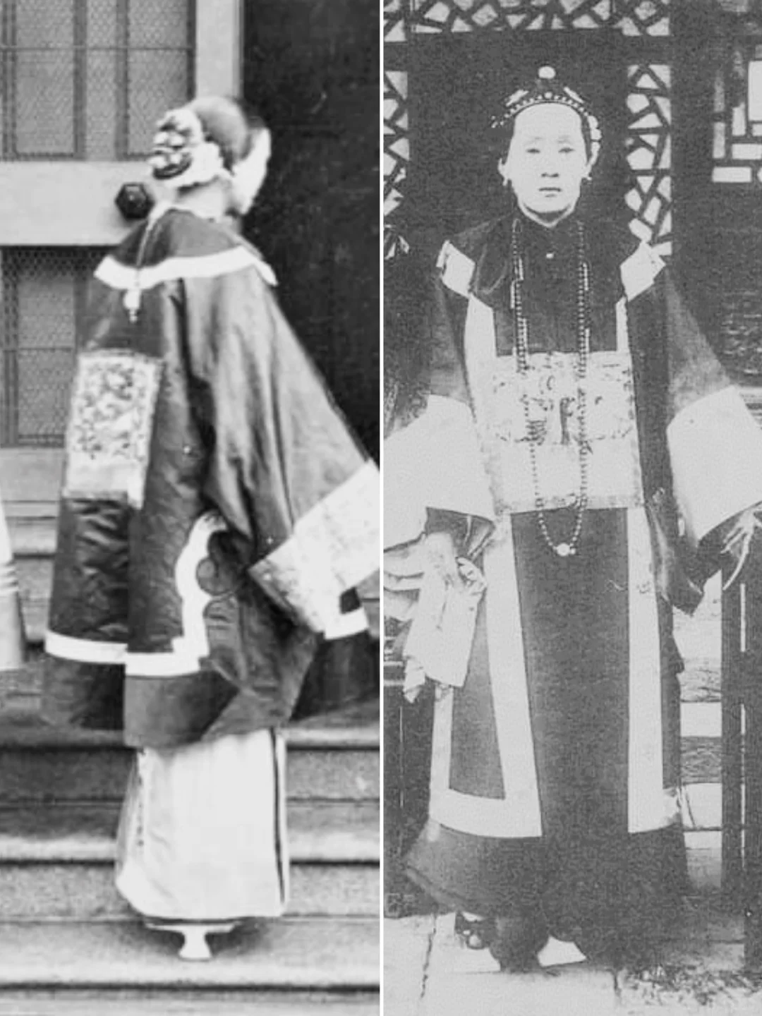 清末受旗装影响的汉人女子装束