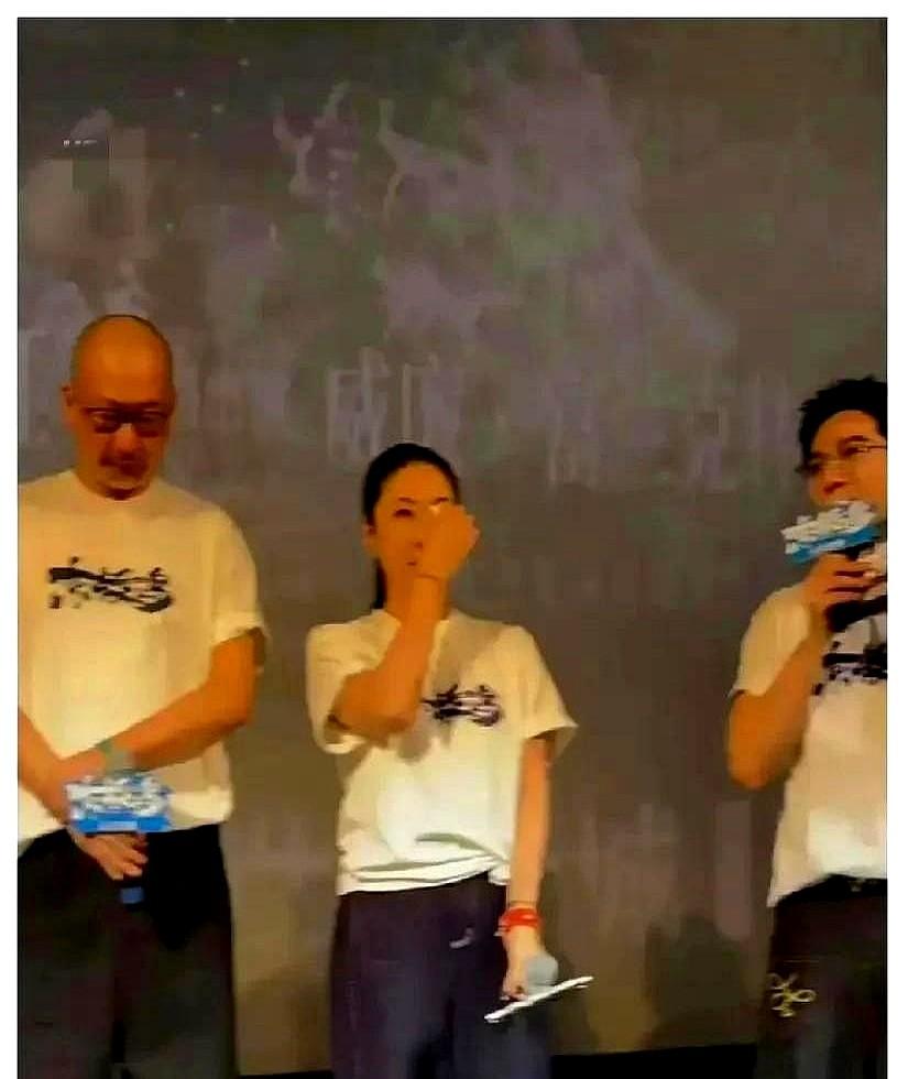 路演现场，管虎突然红了眼眶，票房4亿却填不回成本，投资人没一个接话。

网友弹幕