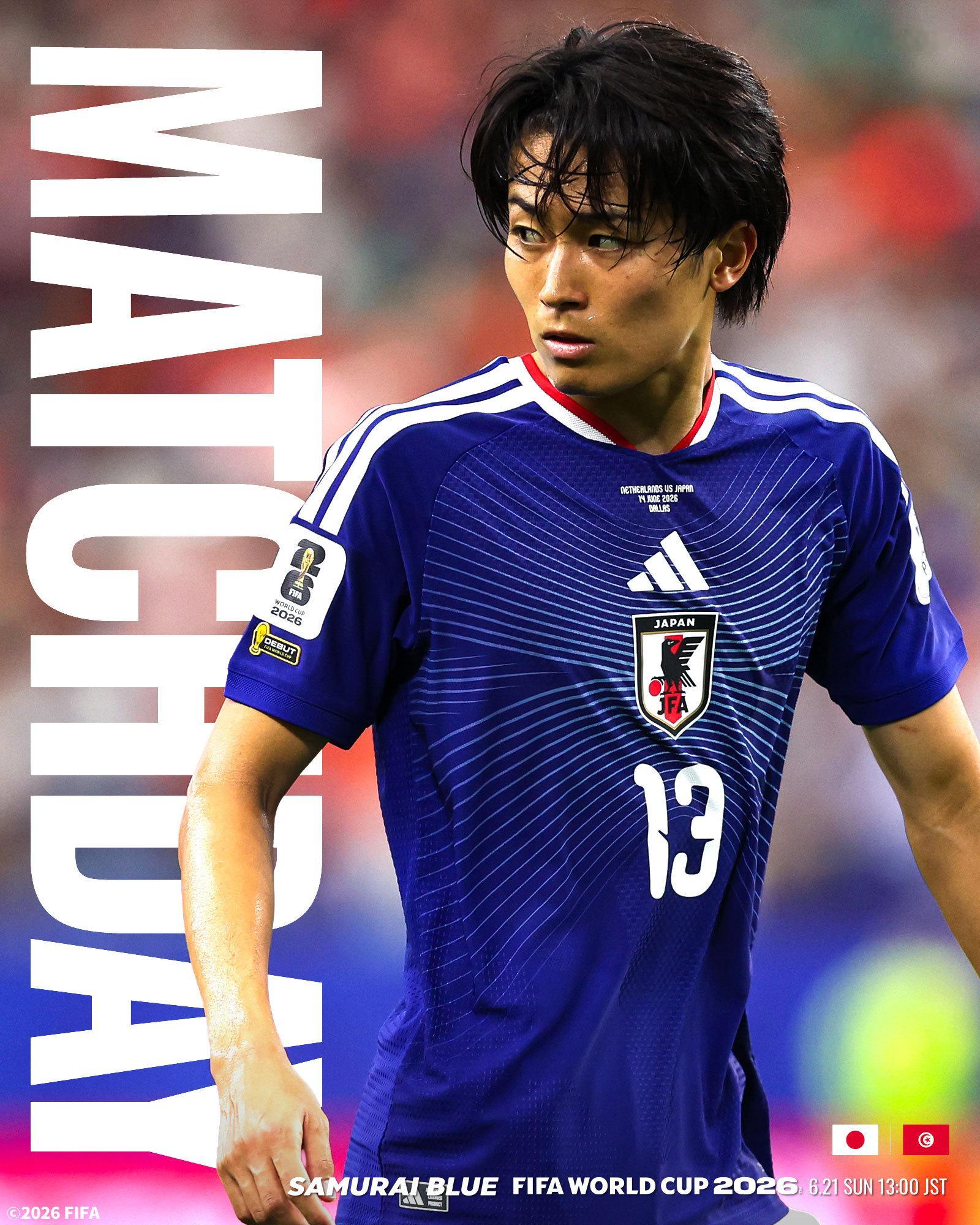 サッカー日本代表世界杯 🔹━━━━━ 𝐌𝐀𝐓𝐂𝐇 𝐃𝐀𝐘　　 
