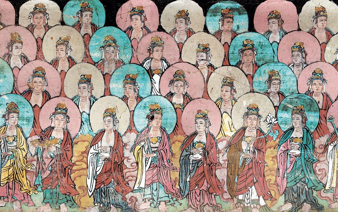 五台山佛光寺壁画 | 《诸菩萨众》 