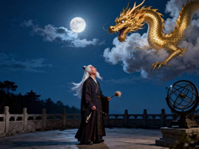 虚构故事：武媚娘入宫那天，太史令观测到金龙破云而出，连夜上奏