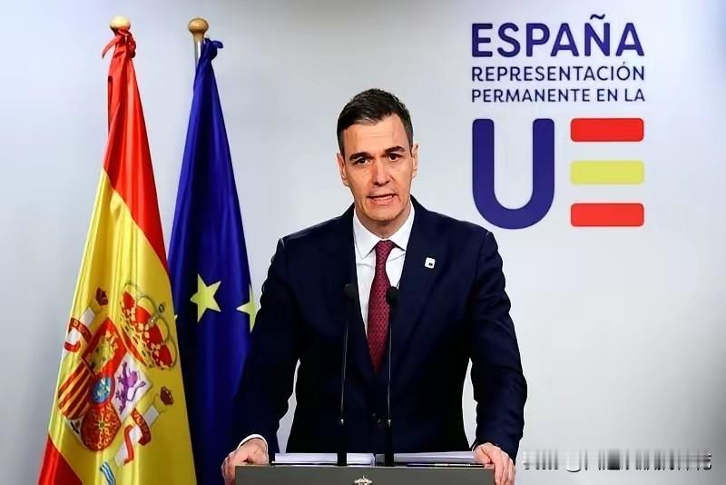 西班牙首相桑切斯，凌晨直接开了个记者会。
对着全世界的面，把特朗普那个“和平委员