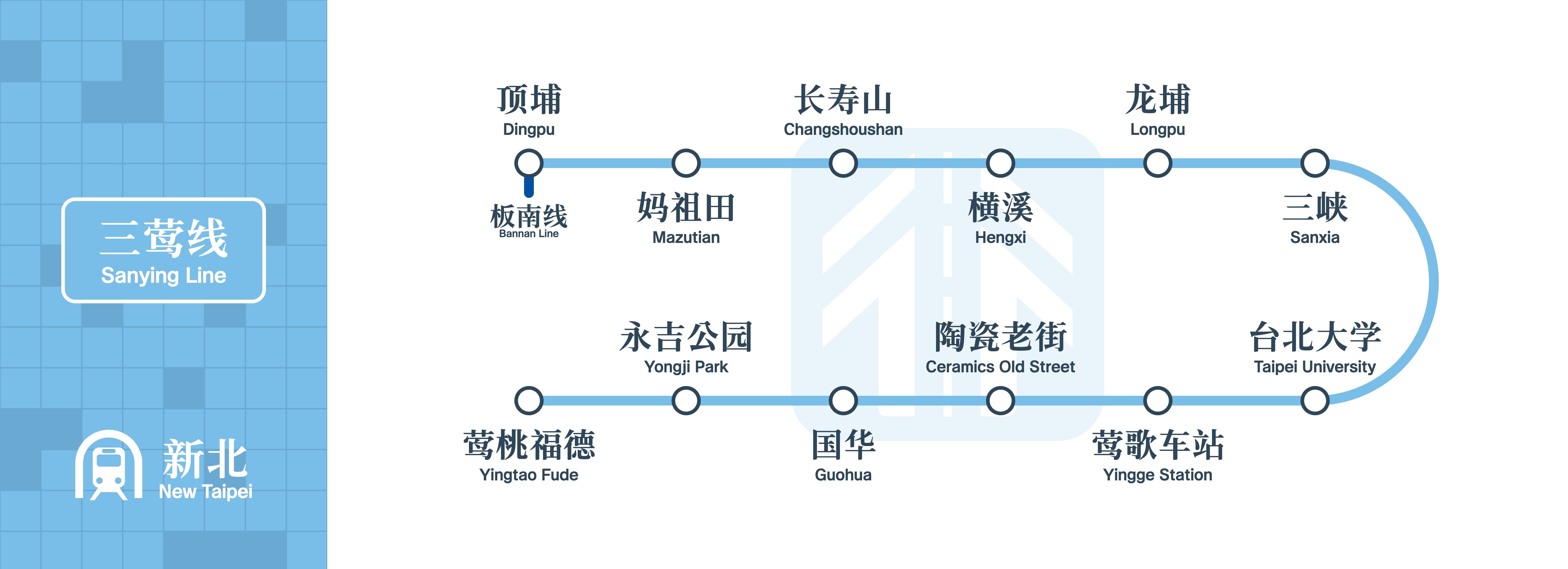通行线·轨交【免费试运营2个月！新北捷运三莺线开通】今天下午2时，新北捷运三莺线