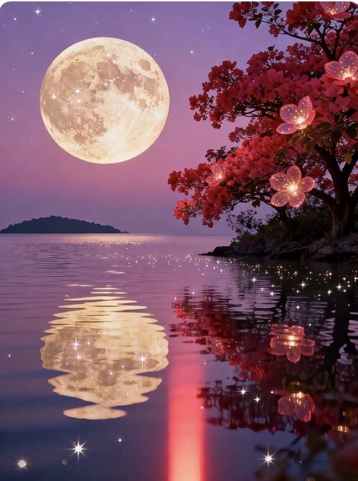 水中赏月色，诚邀下联

上联：水中赏月色
下联：镜里看秋霜