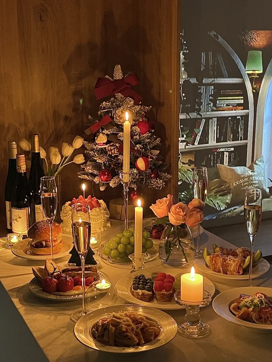 𝐶ℎ𝑟𝑖𝑠𝑡𝑚𝑎𝑠🎄｜开始期待圣诞烛光晚餐