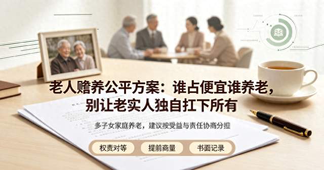老人赡养公平方案：谁占便宜谁养老，别让老实人独自扛下所有