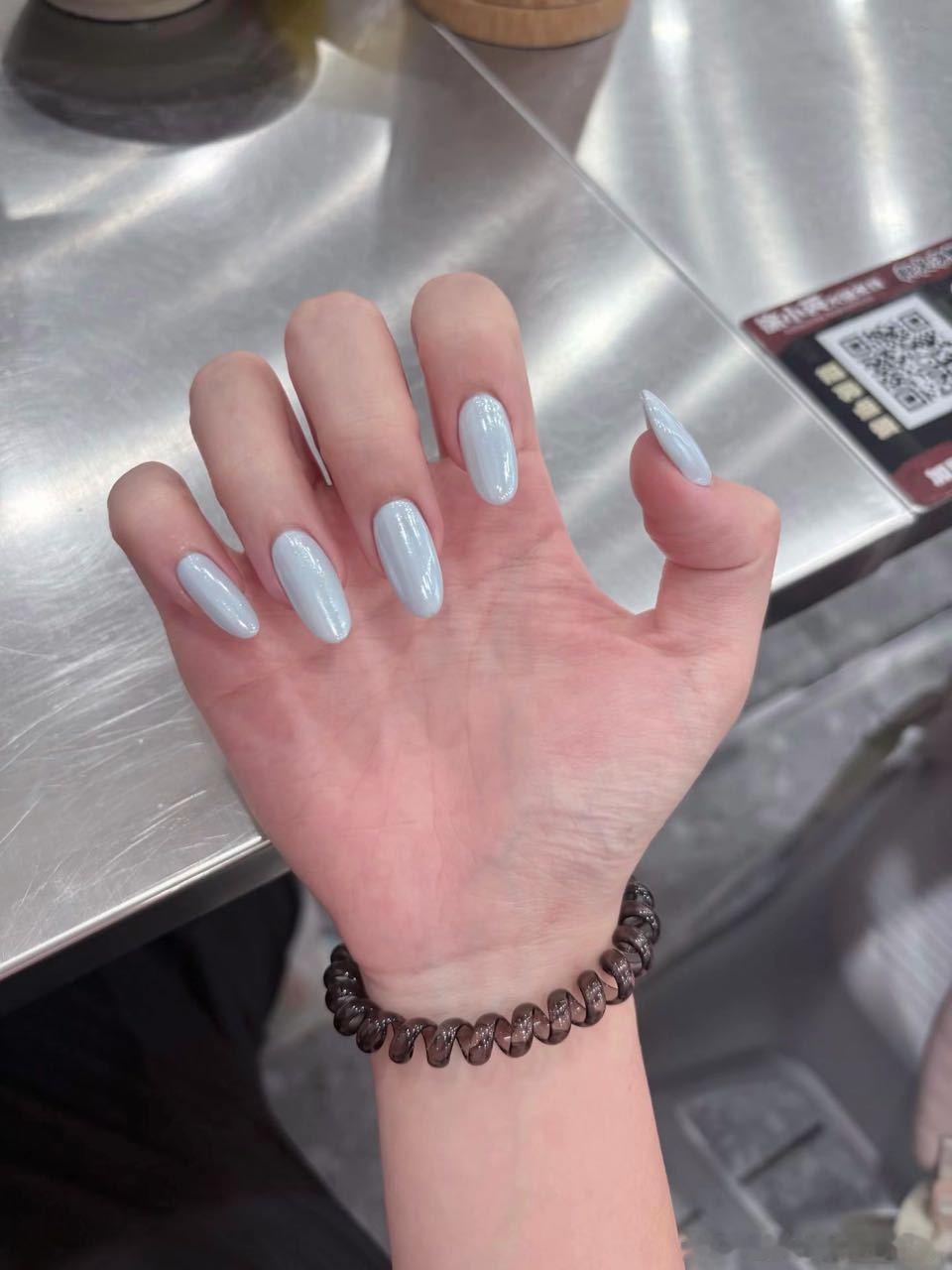 💅🏻38042 宝宝们求蓝色系美甲二选一