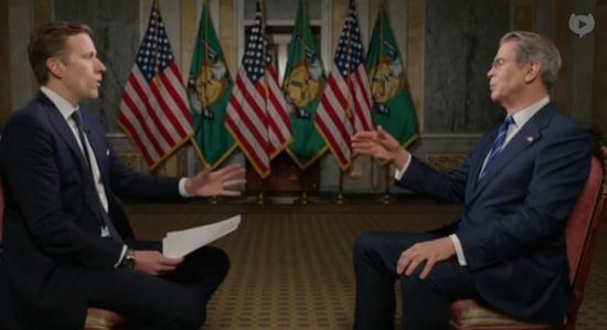 【美财长：美国海军将与盟友合作，护航霍尔木兹海峡】

3月13日，美国财政部长贝