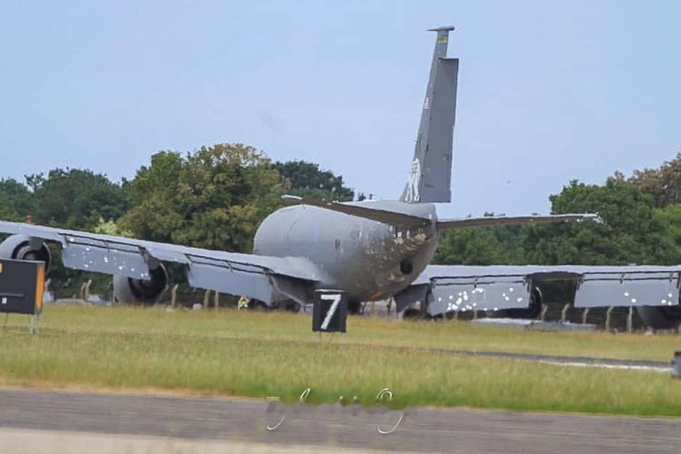 美国空军KC-135加油机（阿拉斯加国民警卫队所属）在沙特阿拉伯遭遇伊朗袭击，机