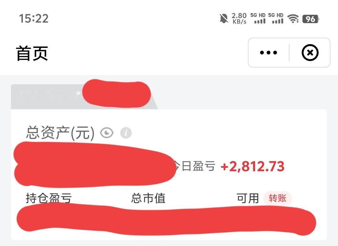 今天，把我借出来的利息赚出来！
还多赚了10%
下周一把本金还上！

极力不推荐