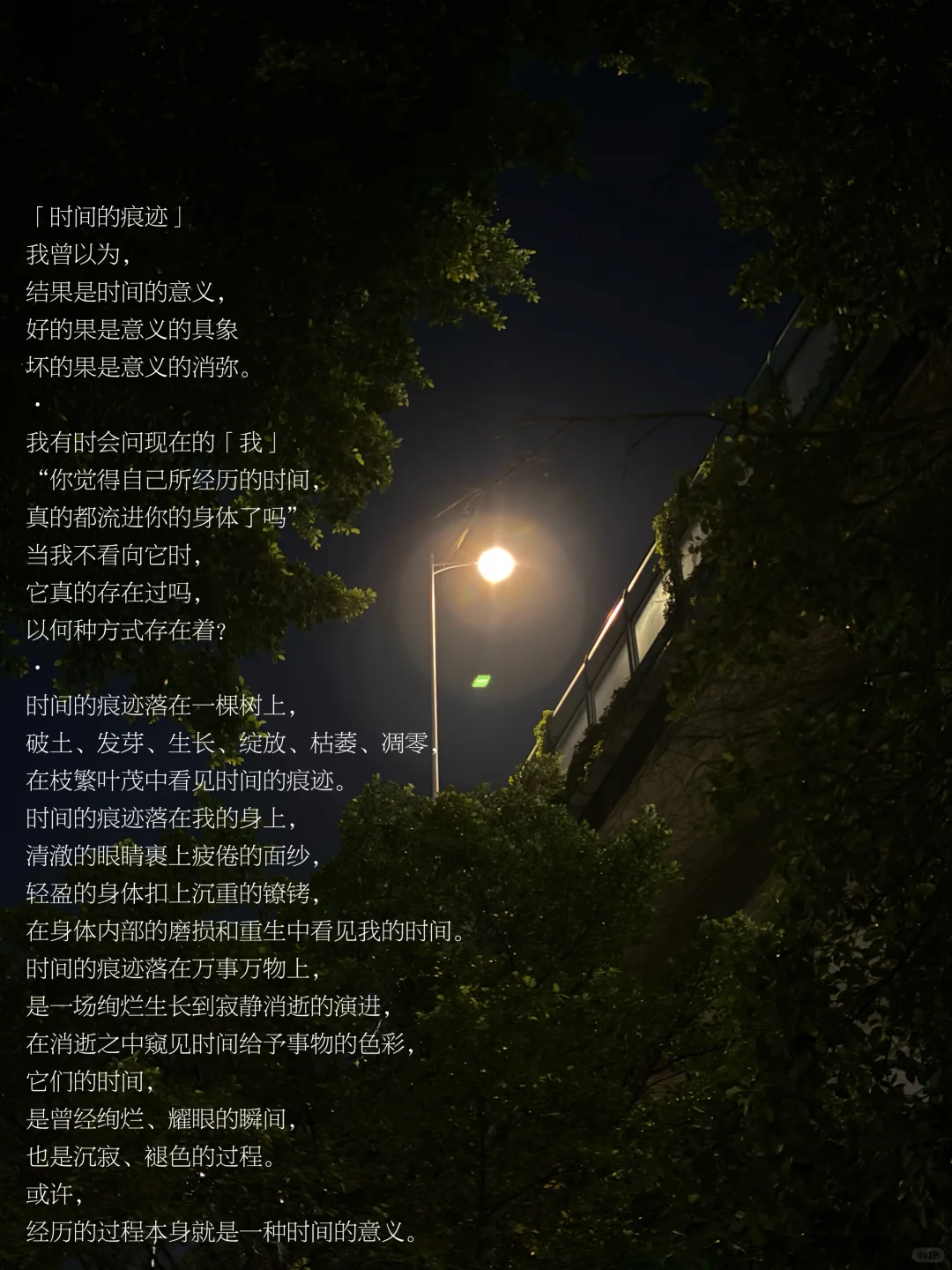 我想，时间再慢一点，经历再深刻一点。