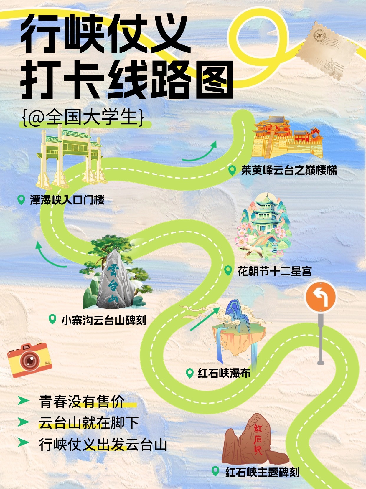 #阿山播天气# 4月22日，云台山 晴 15/27℃远离城市的喧嚣，倾听大自然的