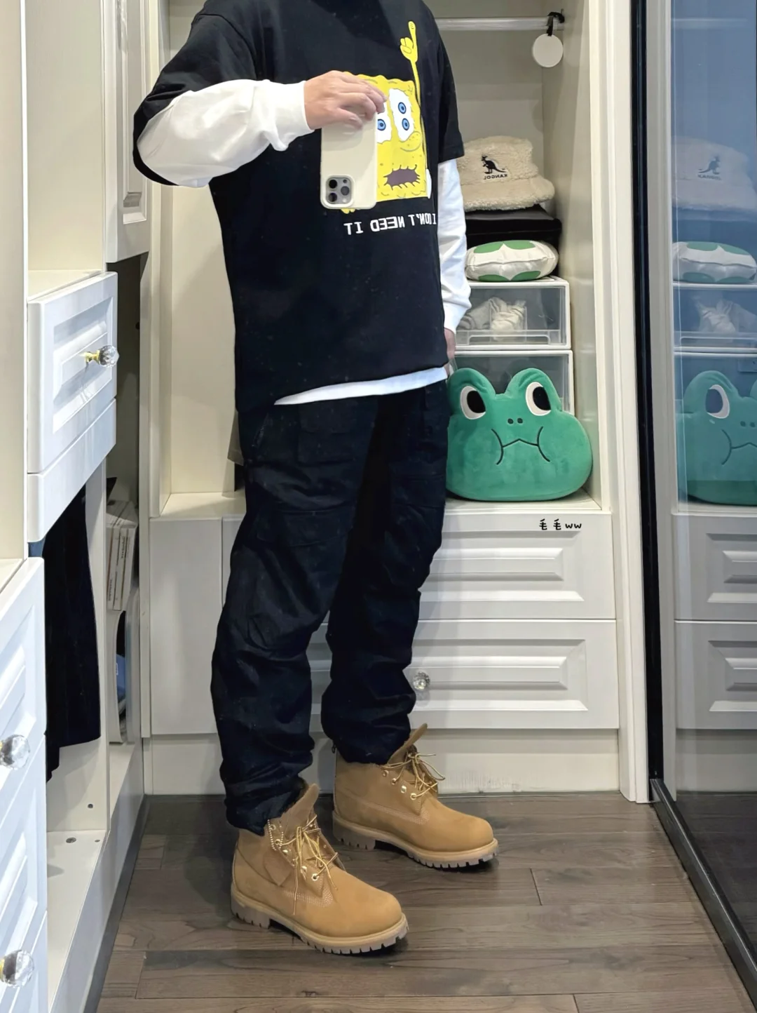 海绵宝宝｜大黄靴穿搭