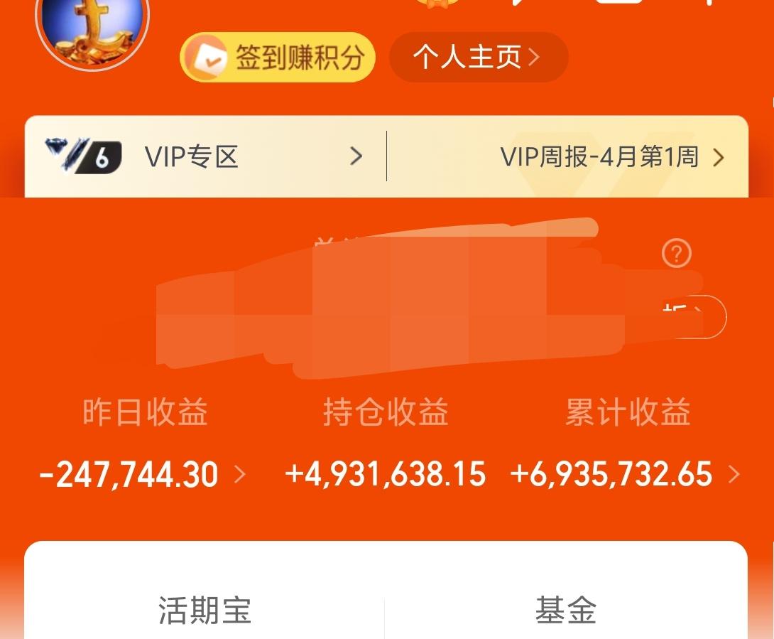 昨日基金-24W，
现在就是每天都在翻书，未来一切皆有可能。
加上金毛很想在5月