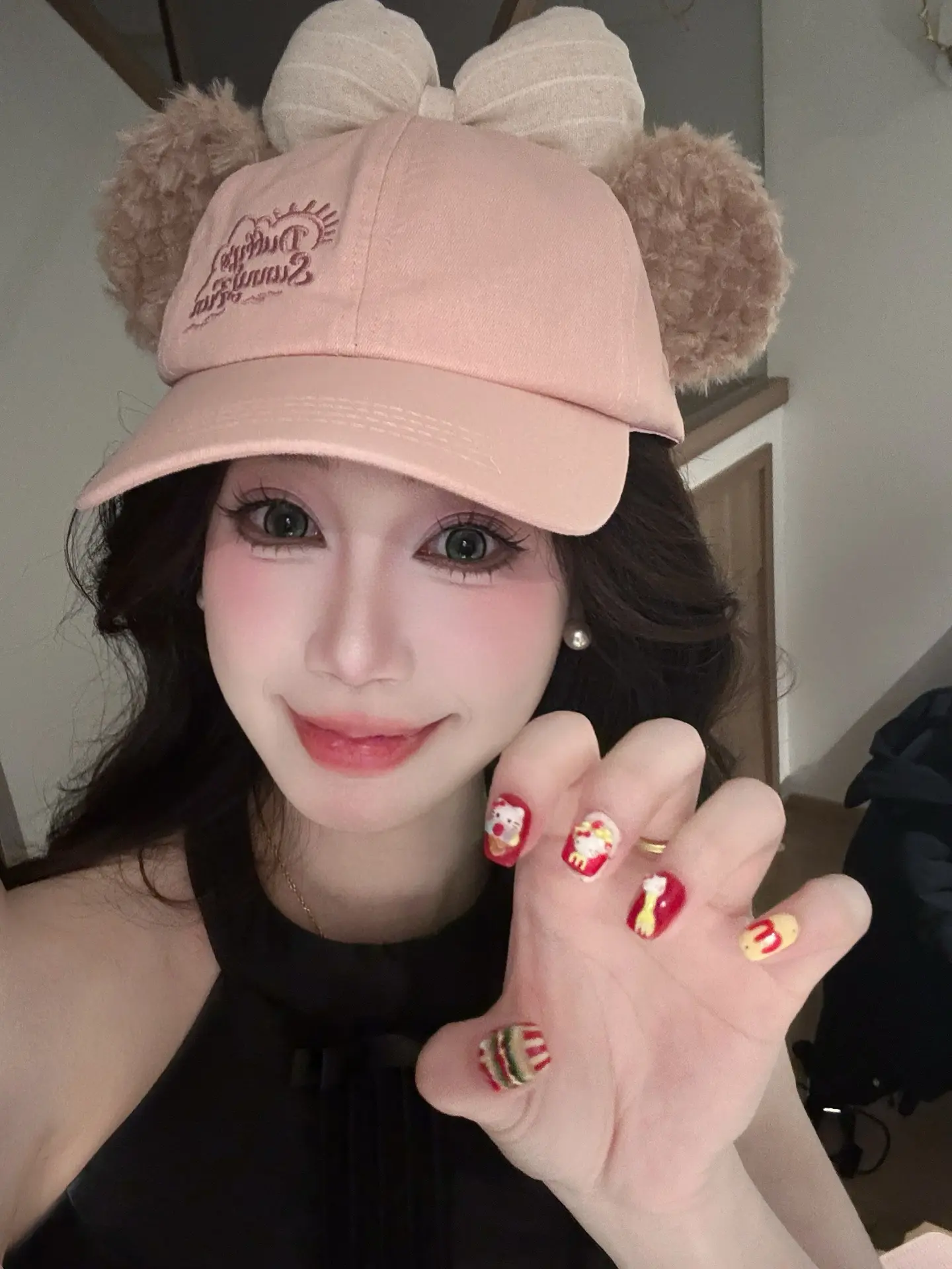 kisskiss 晒晒今天美美的妆