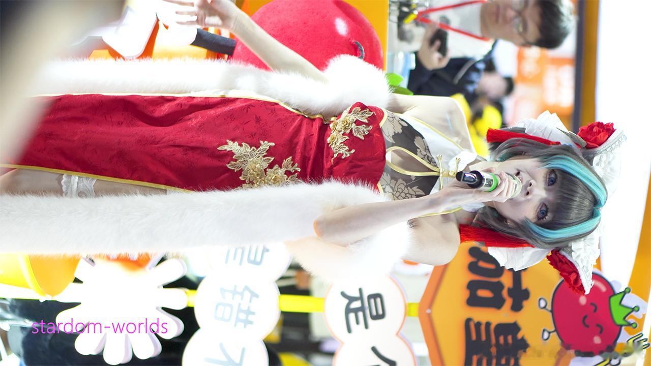 cosplay碧蓝航线cos广州漫展 2026萤火虫漫展37th 柴郡旗袍 co