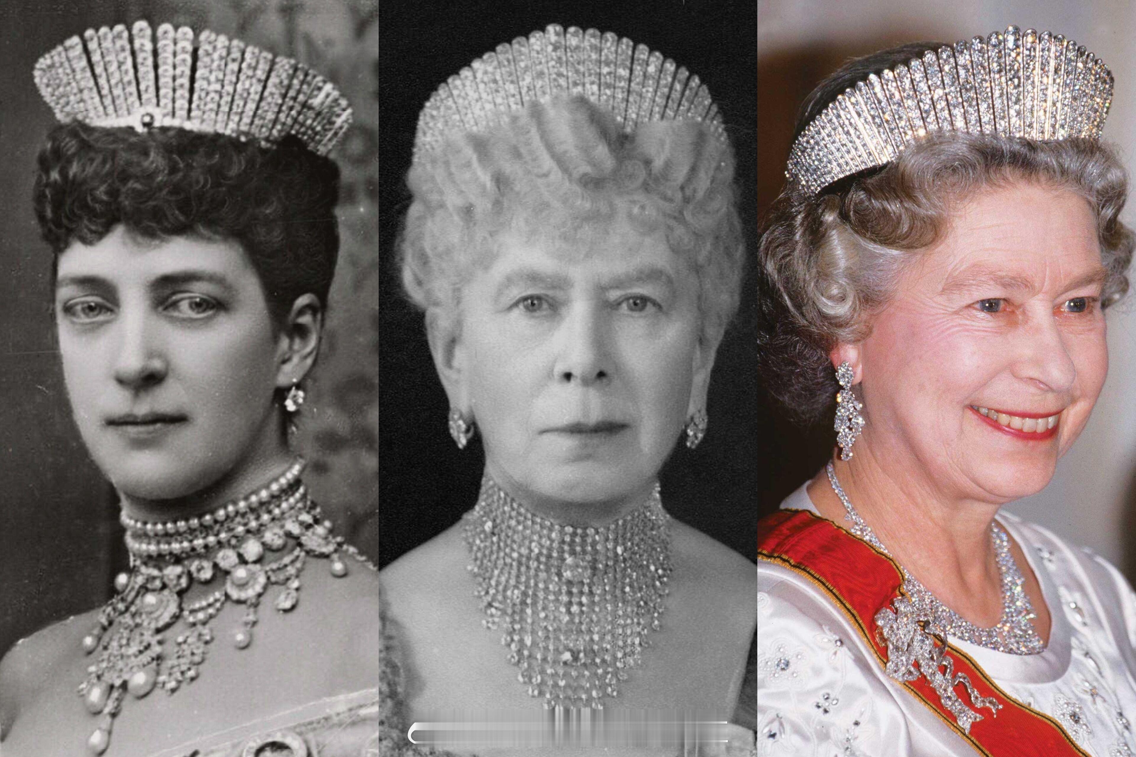 #老照片·珠宝#Queen Alexandra's Kokoshnik Tiar