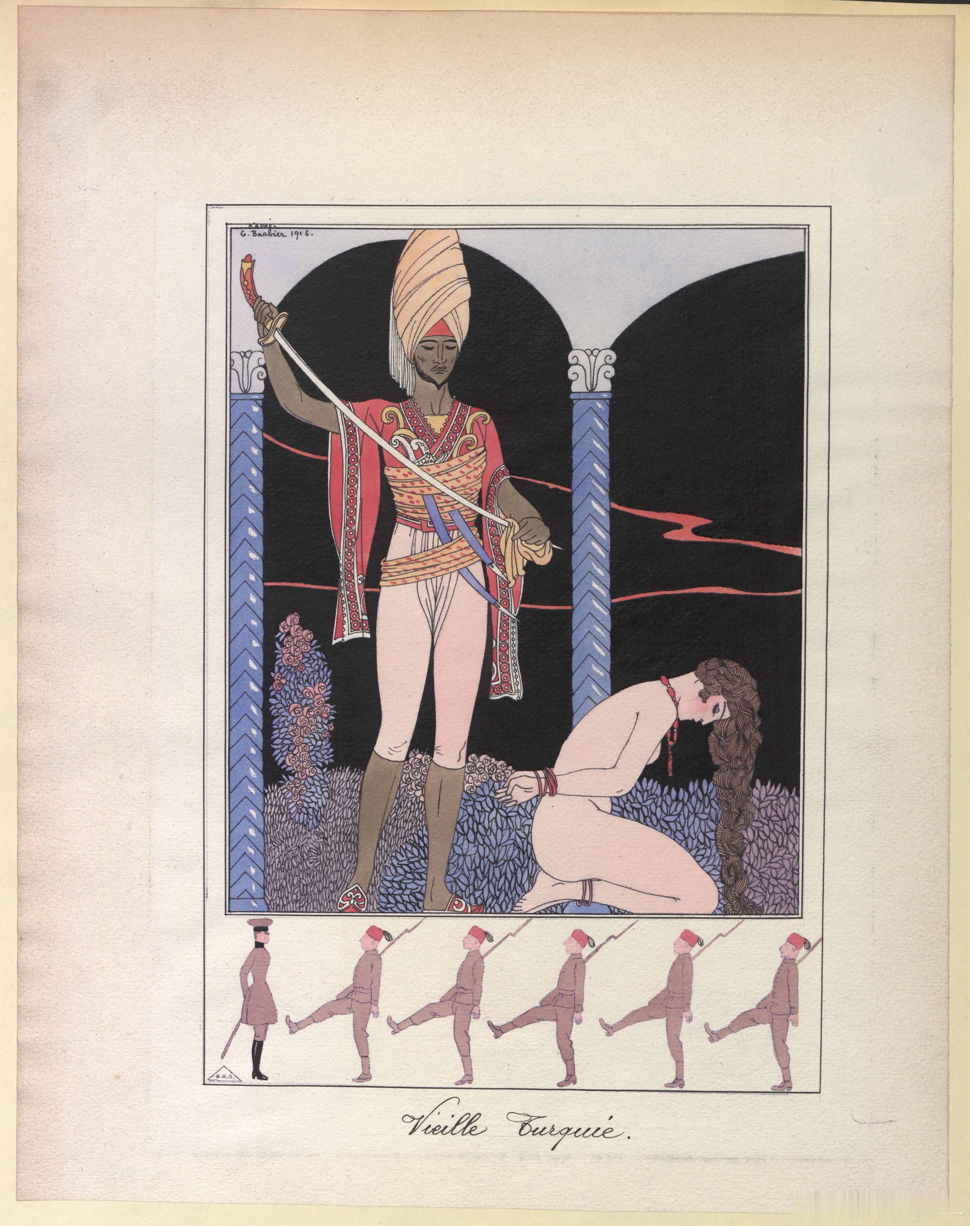 西洋历史文化鱼缸历史知识 法国著名插画家乔治·巴比尔（George Barbie