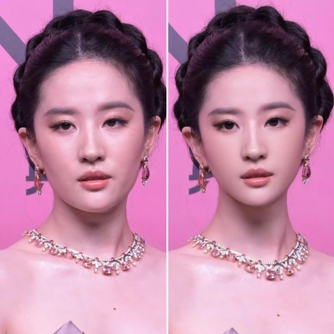 刘亦菲生图P图对比 你的取向是哪一种 