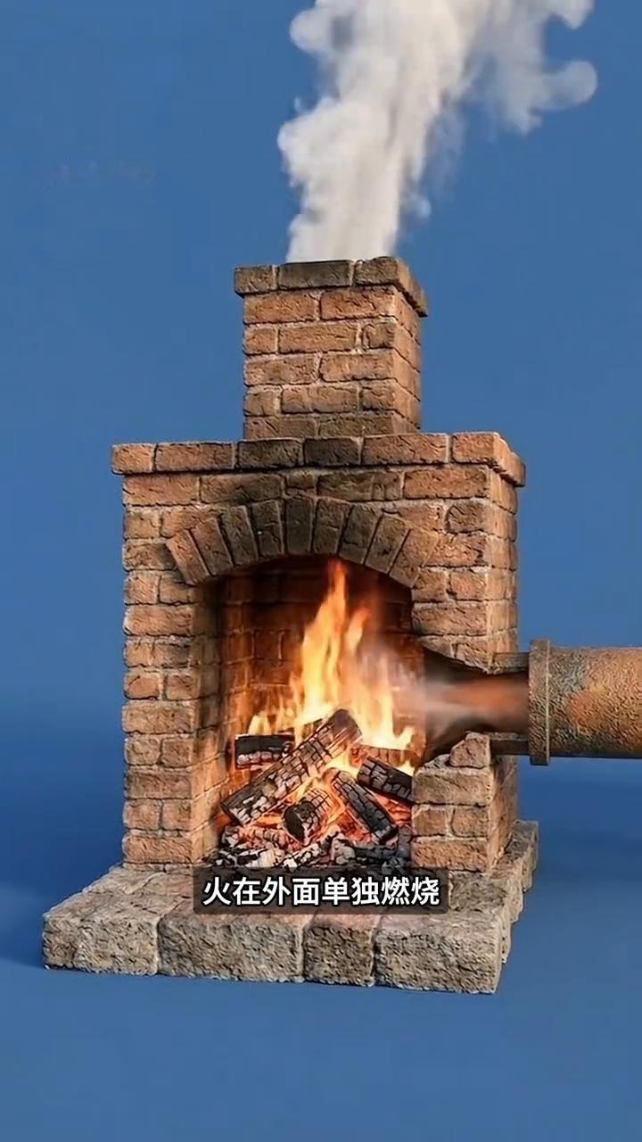 奇怪熏腊肉法。
注意看，他们熏腊肉的方法很奇怪，不是把肉挂在火上烤，而是先在地下