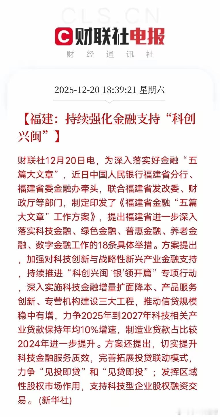 福建放大招！科创企业要起飞了科创企业直接“给钱给贷给投”福建甩出金融18条硬核举