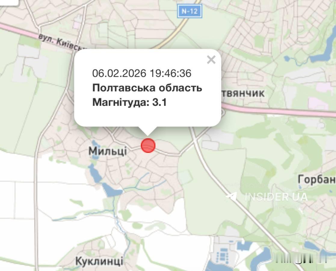 乌克兰波尔塔瓦附近发生地震
▪️乌克兰国家特殊监测中心消息，此次地震震级3.1级