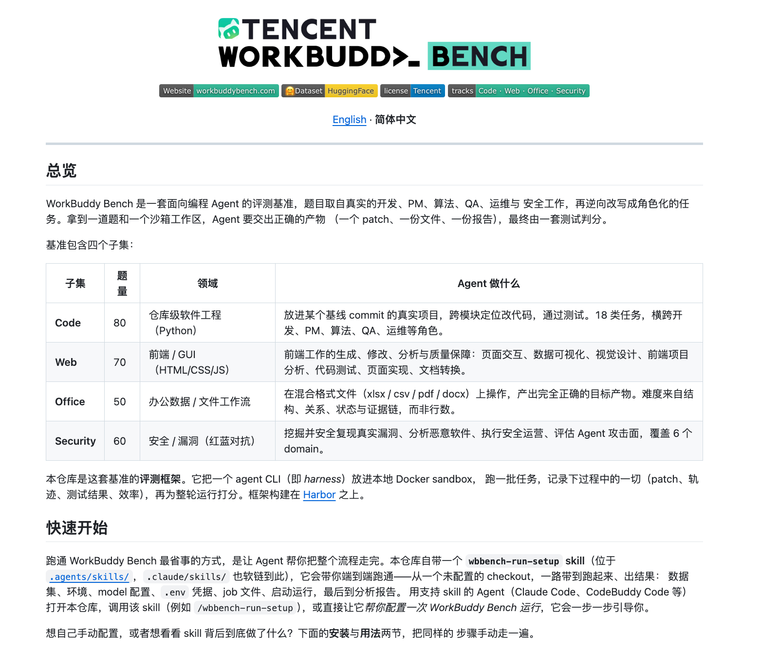 腾讯WorkBuddy Bench，一套面向编程 Agent 的评测基准，题目取