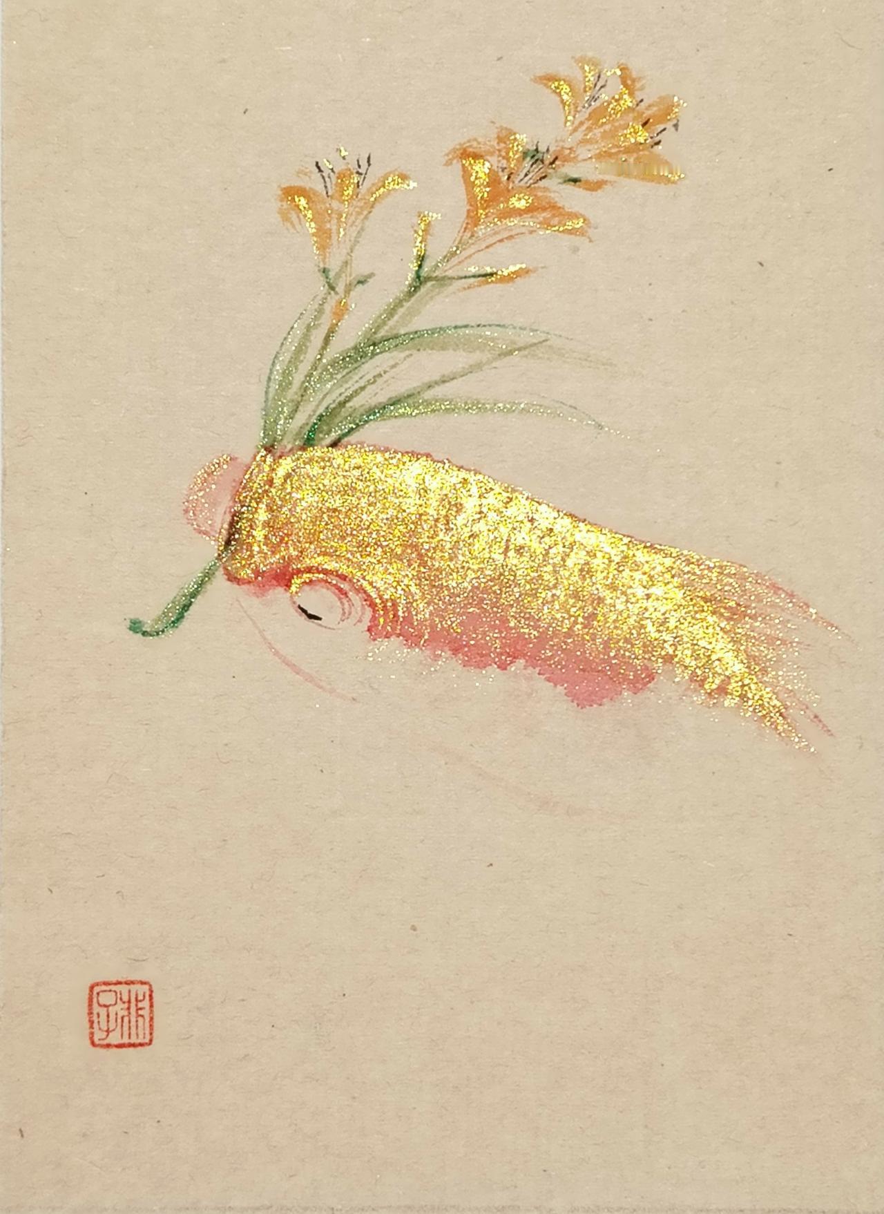 母亲节母亲节快乐非子画鱼非子鱼