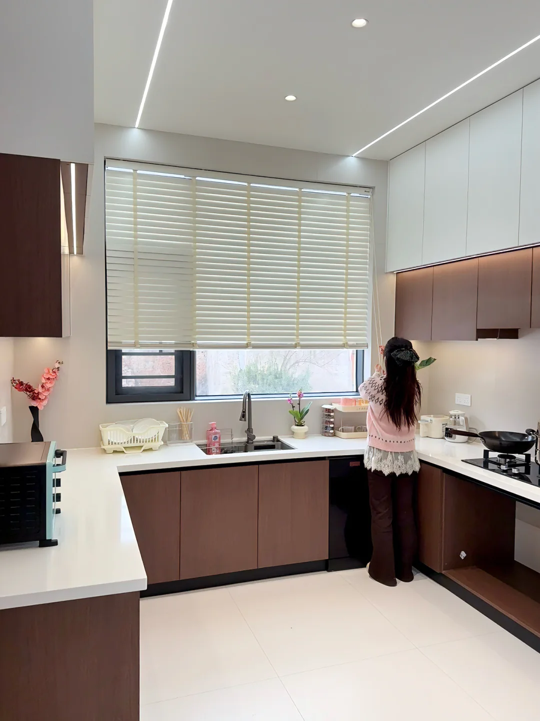 救命❗️社恐人的厨房不能没有窗帘啊😭