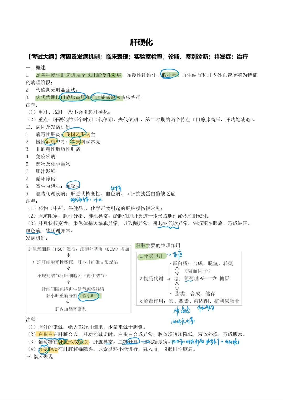 内科学-肝硬化