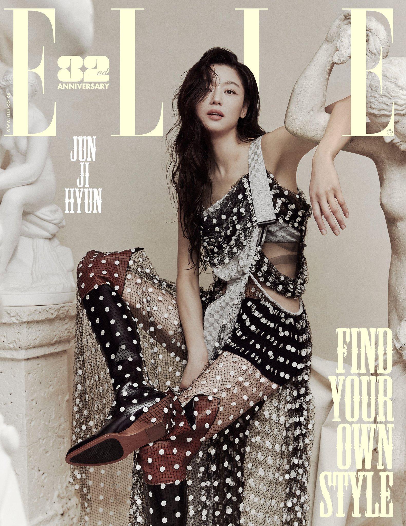 #全智贤[超话]##全智贤# ELLE 32周年特刊封面（LV的推封这么快就来了