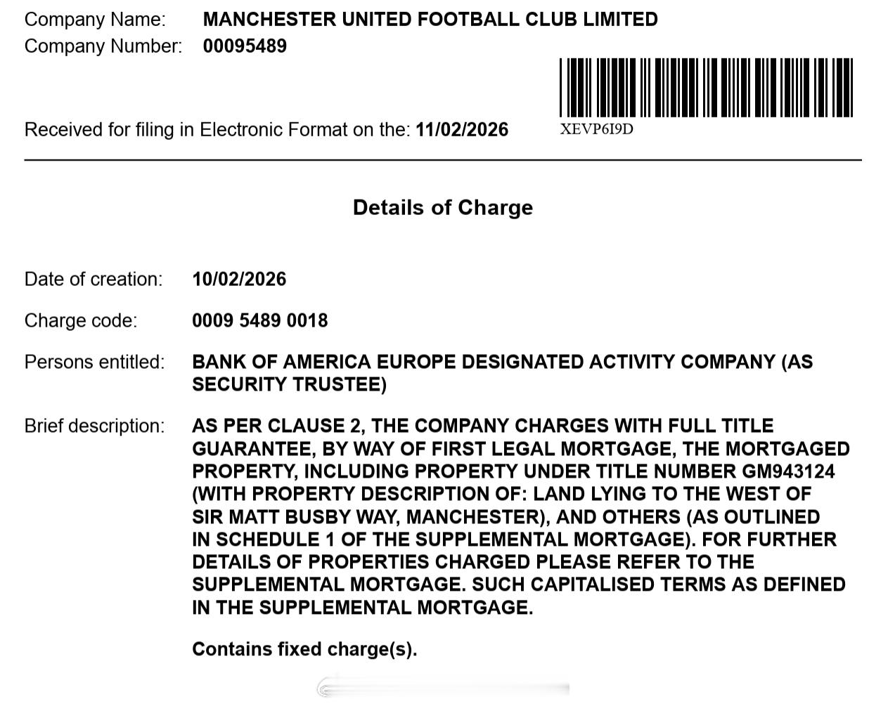 我靠啊 格雷泽吸血鬼啊2026年2月10的最新文件披露，格雷泽家以曼联俱乐部为担