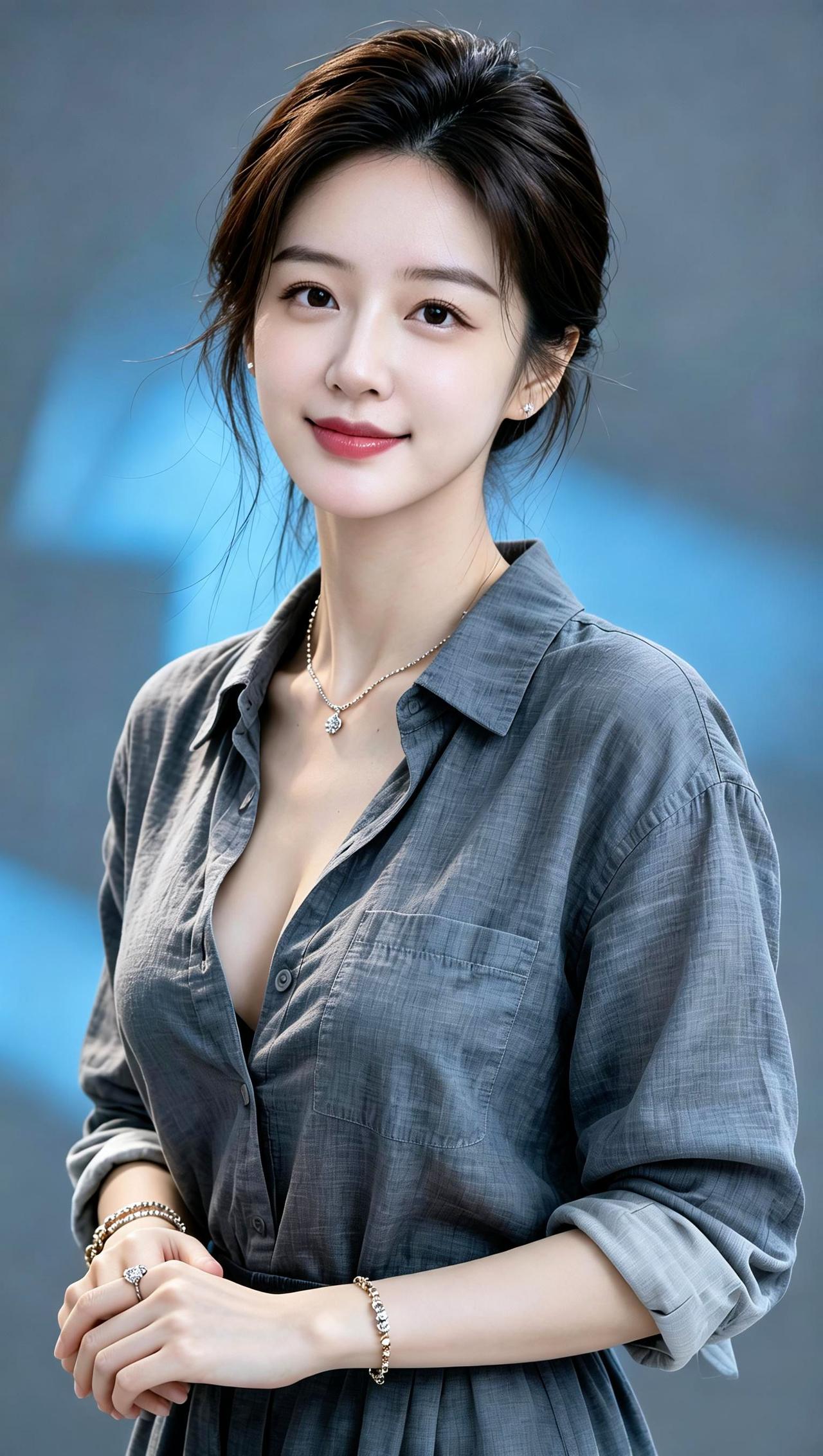 简约穿搭穿出不一般的风格日常穿搭 AI优雅柔美写真想拍就拍