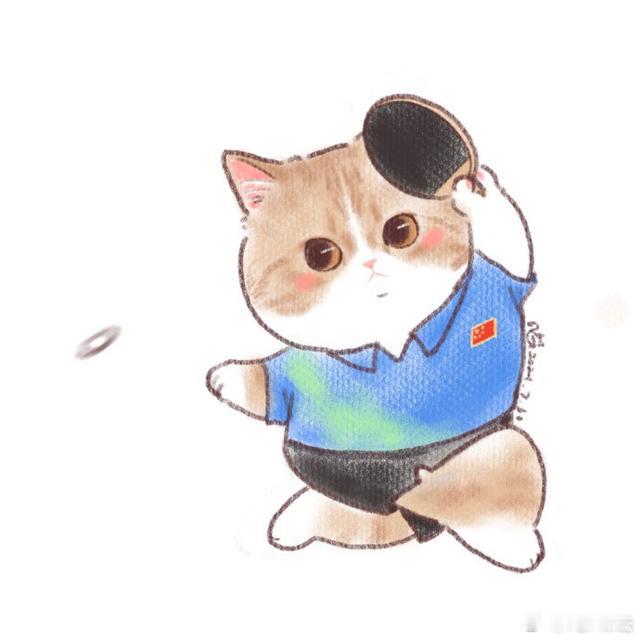 #全网都在找乒乓猫#集猫卡活动火热进行中，红包大奖不停歇！8月7日起，每天3次抽