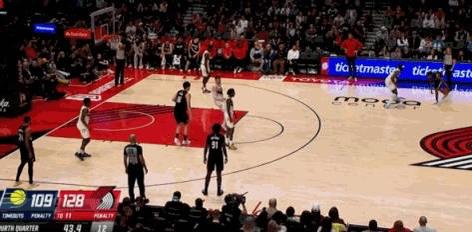 杨瀚森今天拿到5分1个篮板，还有包括一个暴扣2+1。

在今天3月9日NBA常规