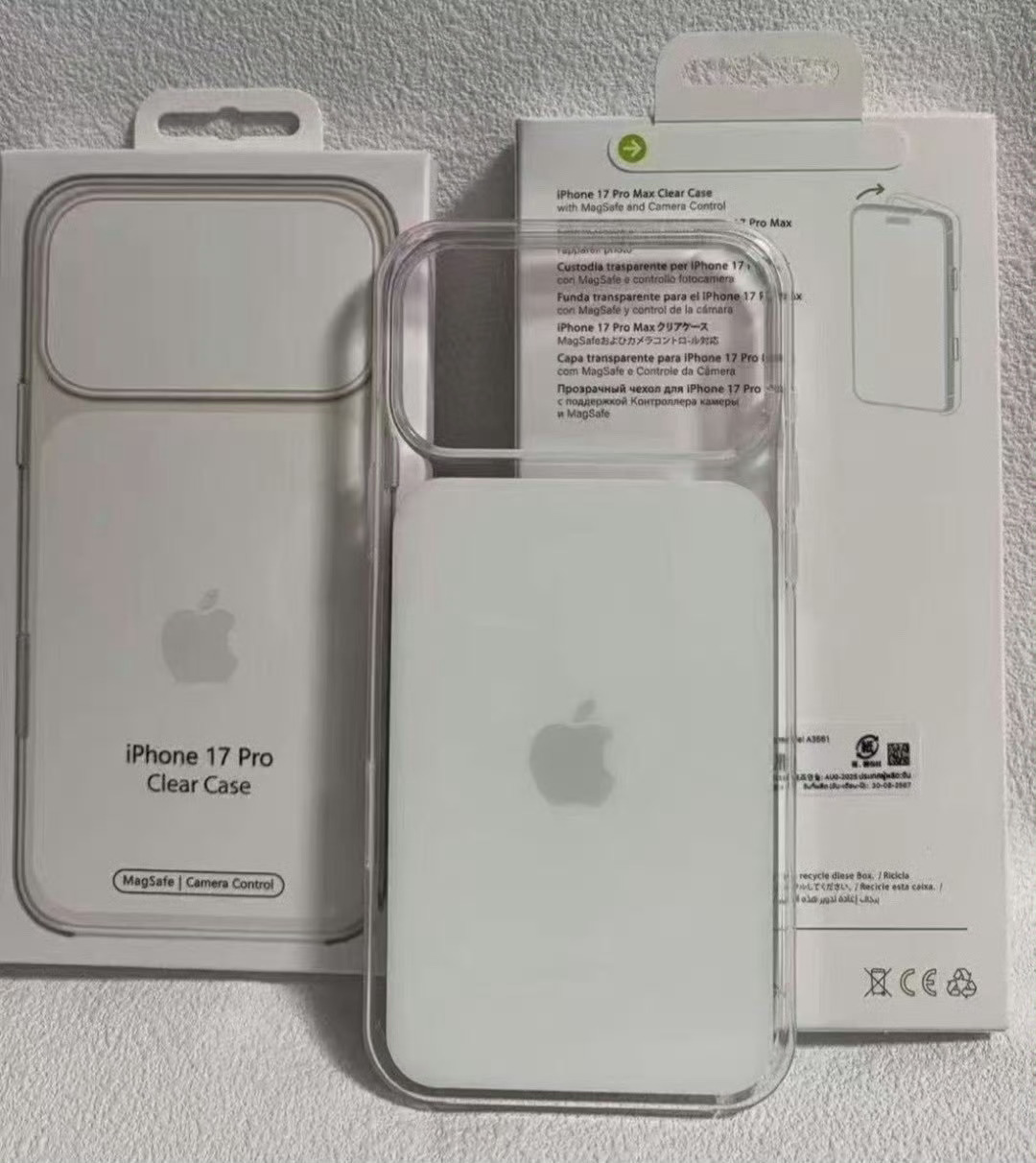 iPhone17Pro透明保护壳曝光Air和Pro的壳都出来了[doge]虽然但